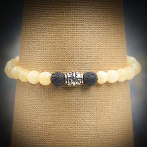 Calcite Aromatherapy Stretch Bracelet  - Handmade to Order
